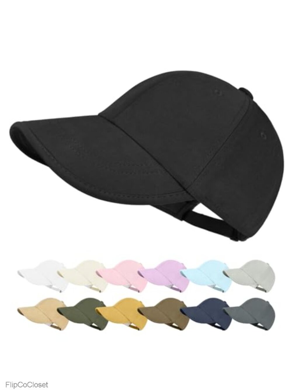 Cotton Low Profile Baseball Cap Golf Dad Hat Soft Brim Adjustable Unisex